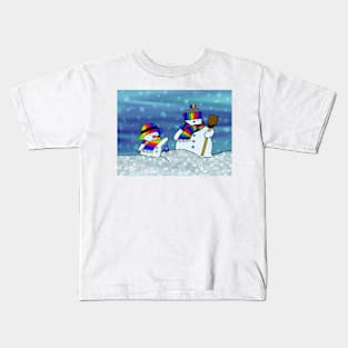 I love winter! Kids T-Shirt